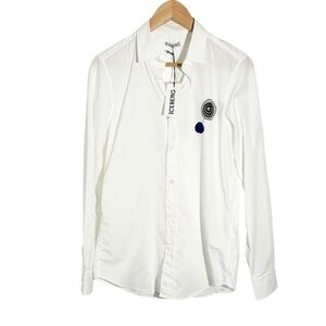Iceberg | Tops | Nwt Iceberg Felix Cat Buttonup Silk Blouse